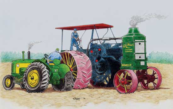 
An illustration of Plowfest near Delft in southwestern Minnesota.
